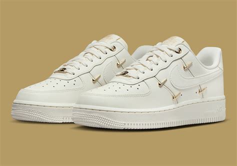 nike air force 1 mini swoosh white gold|air force 1 swoosh pack.